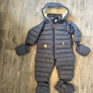 Save The Duck Storm Bunting Color Stone Blue 
Size 9-12 Month 
Worn once